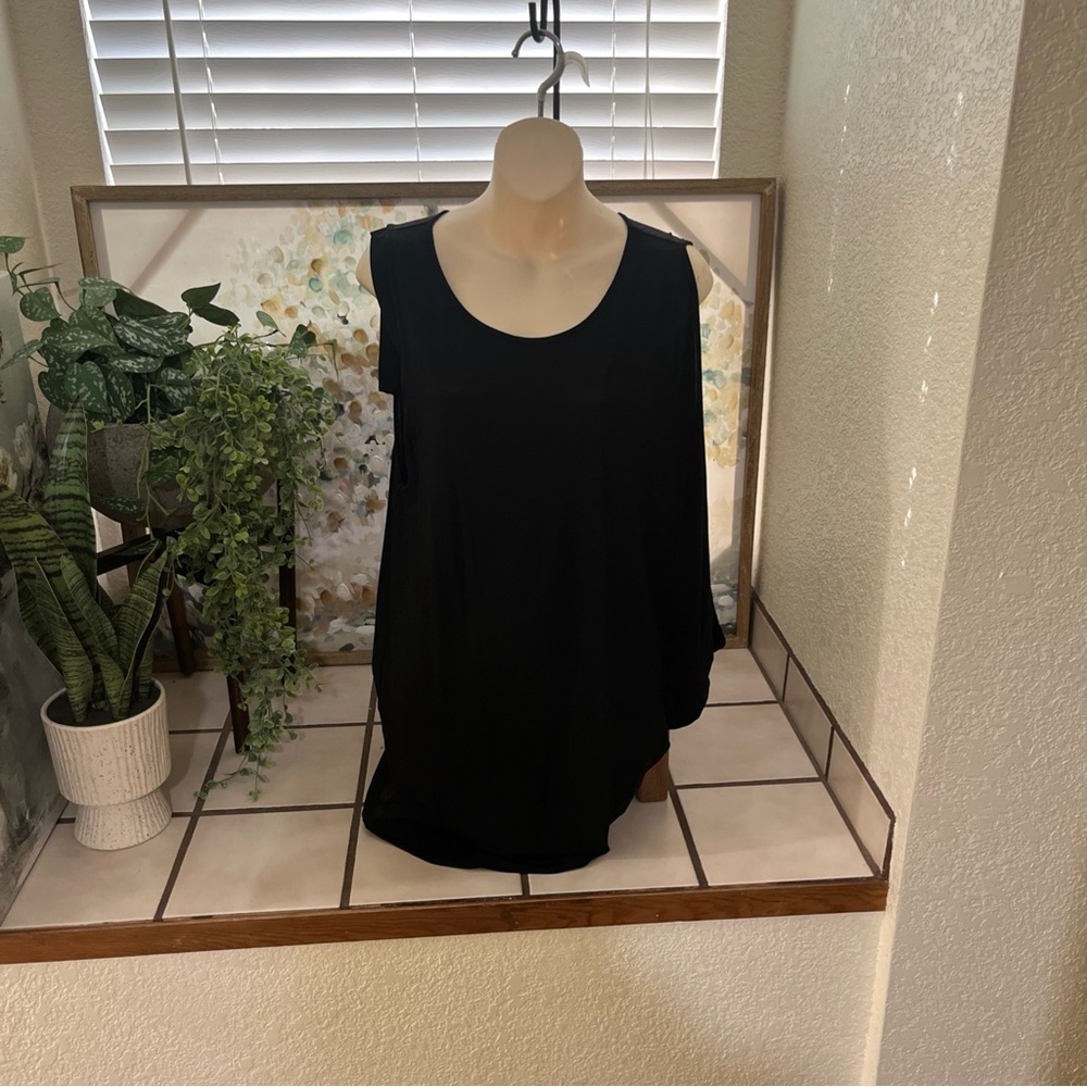 Cop.Copine Y2K Vintage Avant-garde Asymmetrical Sleeves Opium Black Dress. Sz Sm